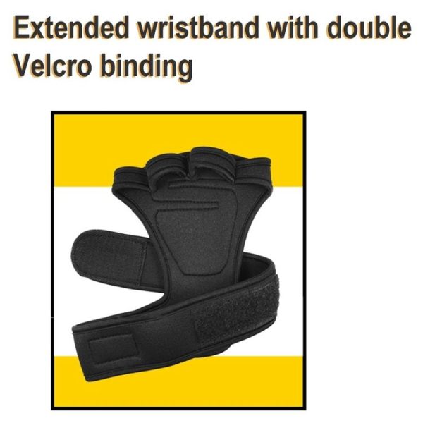 Sports Riding Gloves Silicone pull-up Exercise Gloves, Size: M (Reinforced Black) - Image 4
