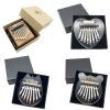 Mini 8 Tone Thumb Piano Kalimba Musical Instruments, Gift Box (Acrylic Chinchilla) - Image 2