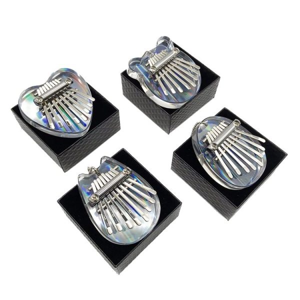Mini Dazzle Acrylic 8 Tone Thumb Piano Kalimba Musical Instruments (Bear) - Image 3