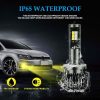 2 PCS EV14 880 / 881 DC9-32V / 3000LM / 30W / 8000K+3000K IP65 Car LED Double Color Fog Light with 12LEDs CSP Lamp Beads (Ice Blue Light + Amber Light) - Image 5