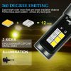 2 PCS EV14 5202 DC9-32V / 3000LM / 30W / 8000K+3000K IP65 Car LED Double Color Fog Light with 12LEDs CSP Lamp Beads (Ice Blue Light + Amber Light) - Image 3
