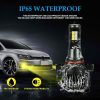 2 PCS EV14 5202 DC9-32V / 3000LM / 30W / 8000K+3000K IP65 Car LED Double Color Fog Light with 12LEDs CSP Lamp Beads (Ice Blue Light + Amber Light) - Image 5