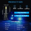 2 PCS EV14 H1 DC9-32V / 3000LM / 30W / 8000K+3000K IP65 Car LED Double Color Fog Light with 12LEDs CSP Lamp Beads (Ice Blue Light + Amber Light) - Image 5