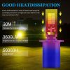 2 PCS EV14 H7 DC9-32V / 3000LM / 30W / 8000K+3000K IP65 Car LED Double Color Fog Light with 12LEDs CSP Lamp Beads (Ice Blue Light + Amber Light) - Image 4