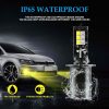 2 PCS EV14 H7 DC9-32V / 3000LM / 30W / 8000K+3000K IP65 Car LED Double Color Fog Light with 12LEDs CSP Lamp Beads (Ice Blue Light + Amber Light) - Image 5