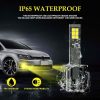 2 PCS EV15 H1 DC9-32V / 3000LM / 30W / 6000K+3000K IP65 Car LED Double Color Fog Light with 12LEDs CSP Lamp Beads (White Light + Amber Light) - Image 5