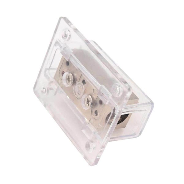 A0102 2-Way Car Audio Stereo Amp Power / Ground Cable Splitter Distribution Block - Image 5