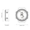 NORTH EDGE Multi-function Waterproof Outdoor Sports Electronic Smart Watch, Support Humidity Measurement / Weather Forecast / Speed Measurement, Style: Silicone Strap (Black) - Image 8