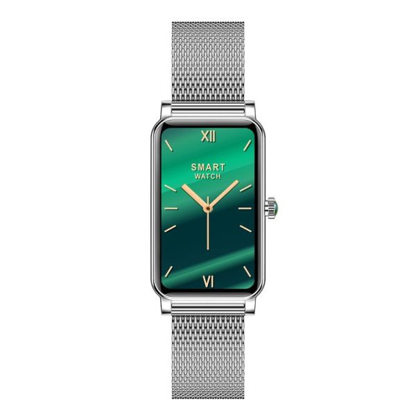 ZX19 1.45 inch HD Screen Bluetooth 5.0 IP68 Waterproof Women Smart Watch, Support Sleep Monitor / Menstrual Cycle Reminder / Heart Rate Monitor / Blood Oxygen Monitoring, Style: Steel Strap (Silver) - Image 2