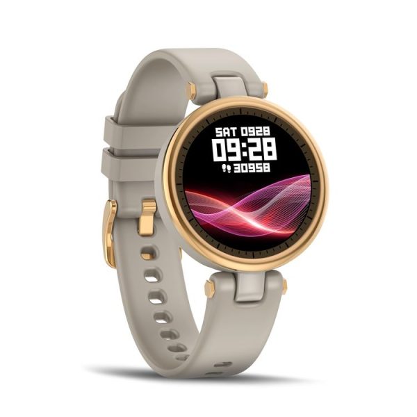 QR01 1.09 inch IPS Touch Screen Bluetooth 5.0 IP67 Waterproof Women Smart Watch, Support Sleep Monitor / Menstrual Cycle Reminder / Heart Rate Monitor / Blood Pressure Monitoring (Dark Coffee) - Image 2