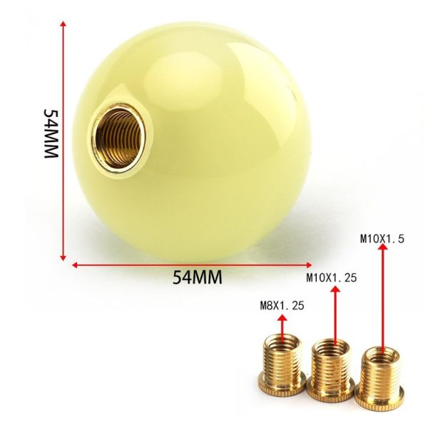 SK-1042 Universal Car Round Luminous Shift Knob with Adapters (Blue) - Image 3