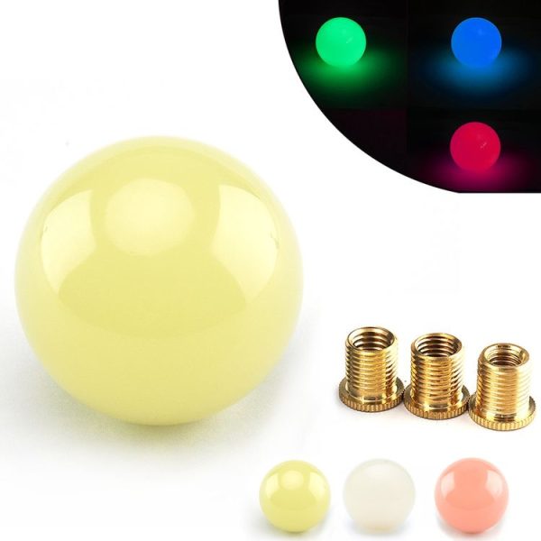 SK-1042 Universal Car Round Luminous Shift Knob with Adapters (Blue) - Image 4
