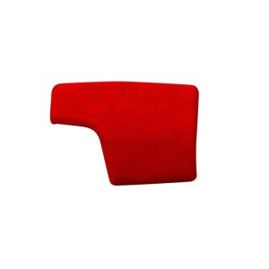 Car Suede Shift Knob Handle Cover B Version for Audi A6 / A7 (2019+) & SQ8 (2017+) & RS6 / RS7 (2019+) & Q8 / S8 (2020+), Suitable for Left Driving (Wine Red)