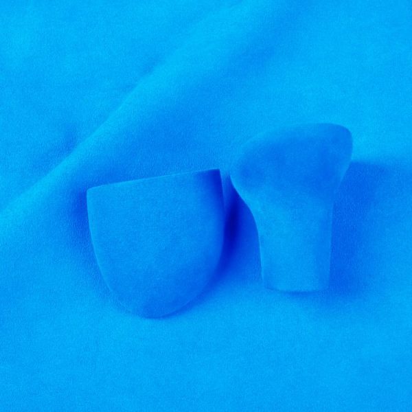 2 PCS / Set Car Suede Shift Knob Handle Cover for Audi A4 / A5 (2013-2016) & A6 (2009-2015) & Q5 (2013-2018), Suitable for Left Driving (Sky Blue) - Image 3