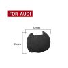 Car Suede Shift Knob Handle Cover for Audi A3 (2014+) / Q2 (2018+) / S3 (2014+) / TT (2015+), Suitable for Left Driving (Black Grey) - Image 2