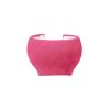 Car Suede Shift Knob Handle Cover for Audi A3 (2010-2013) / Q3 (2013-2018) / TTRS (2013-2020), Suitable for Left Driving (Pink)