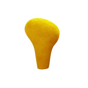 Car Suede Shift Knob Handle Cover for Audi A4 (2009-2012) / A5 (2008-2010) / Q5 (2009-2012), Suitable for Left Driving (Yellow)