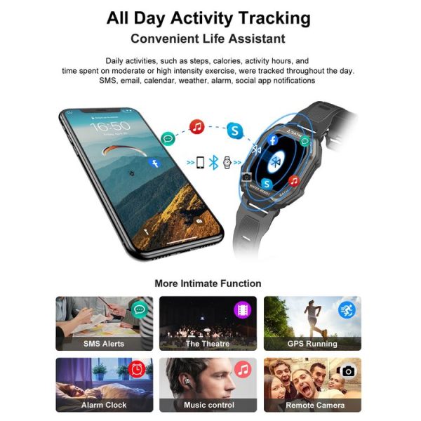 Captain C16 1.69 inch TFT Screen Bluetooth 5.0 3ATM Waterproof Smart Watch, Support Sleep Monitor / Heart Rate Monitor / Music Control / Sports Mode (Green) - Image 9