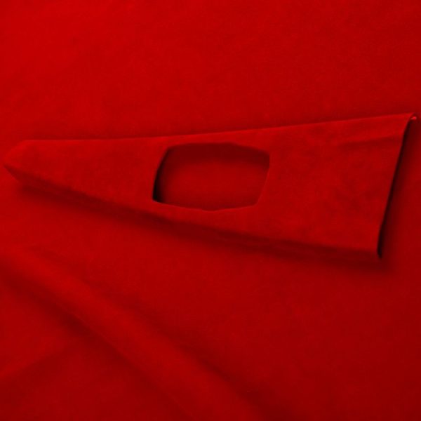 Car Suede Wrap Center Console Panel Decorative Sticker for BMW 3 Series 3GT / 4 Series 2013-2019, Left Drive (Wine Red) - Image 3