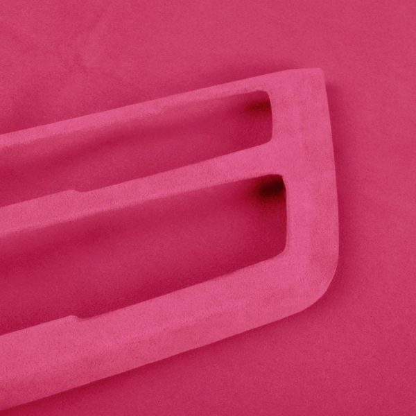 Car Suede Wrap CD Panel Decorative Sticker for BMW 3 Series 3GT / 4 Series 2013-2019, Left Drive (Pink) - Image 4