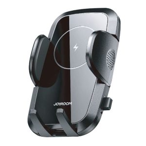 JOYROOM JR-ZS241 15W QI Mechanical Car Wireless Charger Phone Holder Air Outlet Version (Black)