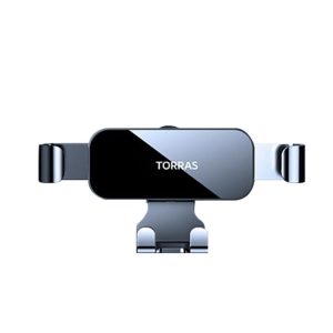 TORRAS W63 Alloy Gravity Car Air Outlet Holder (Shiny Black)