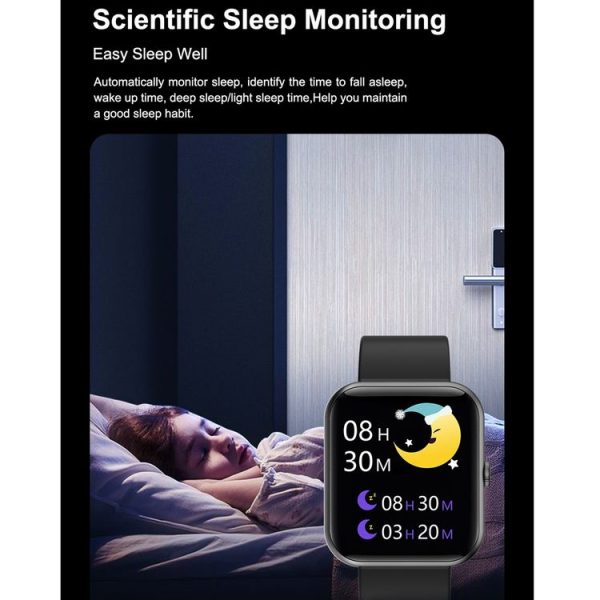 Zeblaze ideapro i8 1.7 inch IPS Color Screen Bluetooth 5.0 IP67 Waterproof Smart Watch, Support Sleep Monitor / Heart Rate Monitor / Music Control / Sports Mode (Gold) - Image 7