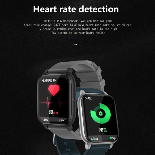 TCWH014-SW6 1.69 inch TFT Screen Bluetooth 5.0 30m Waterproof Smart Watch, Support Sleep Monitor / Heart Rate Monitor / Women Menstrual Cycle Reminder / Sports Mode (White) - Image 5