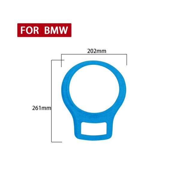 Car Suede Wrap Gear Cover for Subaru BRZ / Toyota 86 2013-2020, Left and Right Drive Universal (Sky Blue) - Image 2