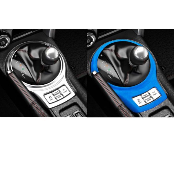 Car Suede Wrap Gear Cover for Subaru BRZ / Toyota 86 2013-2020, Left and Right Drive Universal (Sky Blue) - Image 6