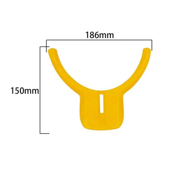 Car Suede Wrap Steering Wheel Decoration Sticker for Subaru BRZ / Toyota 86 2013-2020, Left and Right Drive Universal (Yellow) - Image 2