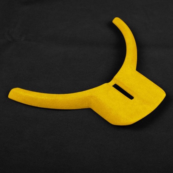 Car Suede Wrap Steering Wheel Decoration Sticker for Subaru BRZ / Toyota 86 2013-2020, Left and Right Drive Universal (Yellow) - Image 3