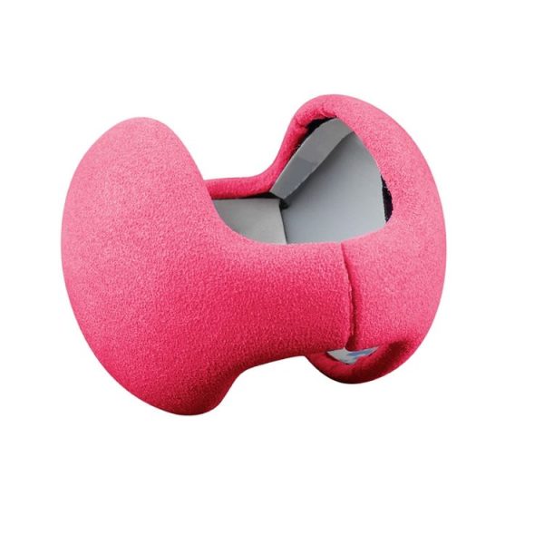Car Suede Wrap Gear Handle Head Cover for Ford Mustang 2015-2021, Left and Right Drive Universal (Pink)