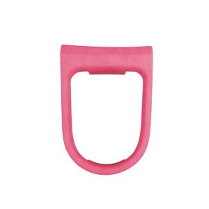 Car Suede Wrap Gear Handle Low Cover for Ford Mustang 2015-2021, Left and Right Drive Universal (Pink)