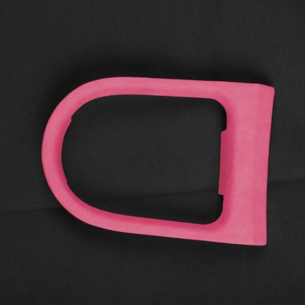 Car Suede Wrap Gear Handle Low Cover for Ford Mustang 2015-2021, Left and Right Drive Universal (Pink) - Image 3