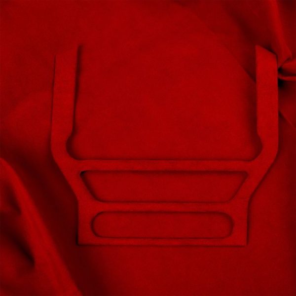 Car Suede Wrap Central Control CD Panel Cover for Ford Mustang 2015-2021, Left and Right Drive Universal (Wine Red) - Image 3
