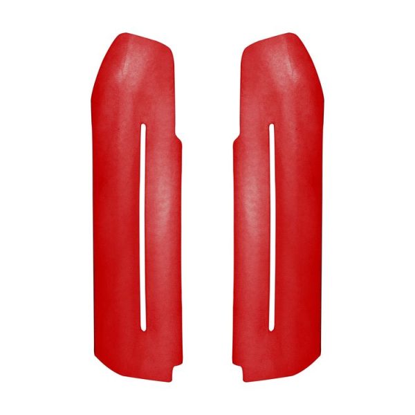 Car Suede Wrap Door Armrest Cover for Ford Mustang 2015-2021, Left and Right Drive Universal (Wine Red)