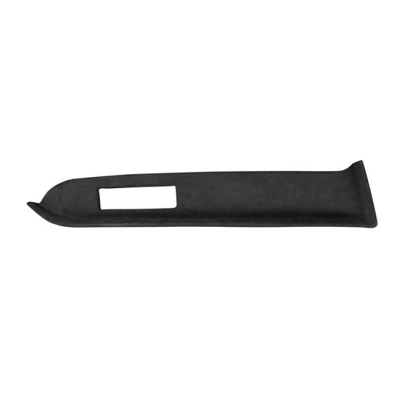 Car Suede Wrap Instrument Decorative Strip for Ford Mustang 2015-2021, Left Drive (Black Grey)