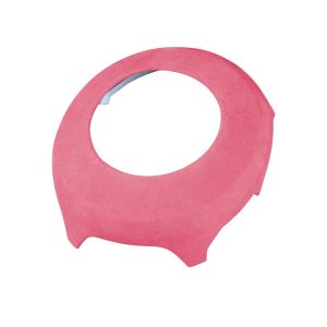 Car Suede Wrap Steering Wheel Airbag Decorative Cover for Ford Mustang 2015-2021, Left and Right Drive Universal (Pink)
