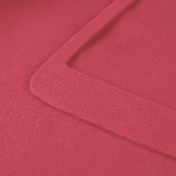Car Suede Wrap Central Control CD Panel B Cover for Ford Mustang 2009-2013, Left and Right Drive Universal (Pink) - Image 4