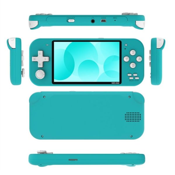 X20 mini Classic Games Handheld Game Console with 4.3 inch Screen & 8GB Memory (Grey) - Image 10