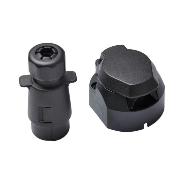A0226 12V 7-pin Plastic Trailer Connector Socket + Plug EU - Image 2