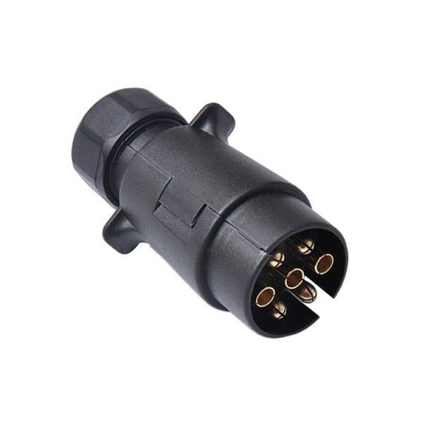 A0226 12V 7-pin Plastic Trailer Connector Socket + Plug EU - Image 3