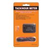 CS-1181A1 DJ-102 2 Stroke Motorcycle Motorboat ATV Petrol Engine Waterproof LCD Sensor Tachometer Hour Meter Timer (Black) - Image 8