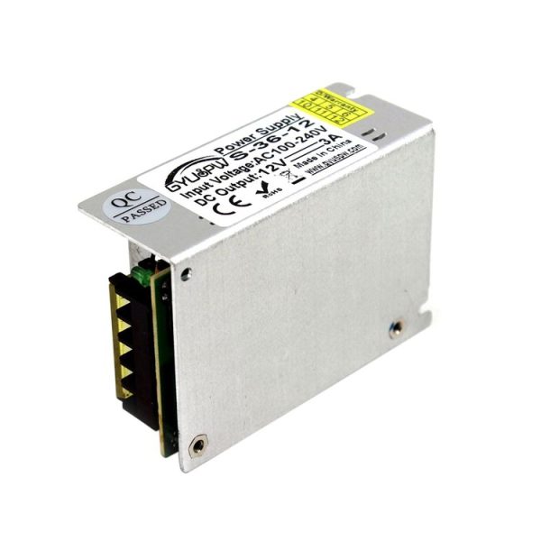 S-36-12 DC12V 3A 36W LED Regulated Switching Power Supply, Size: 86 x 58 x 33mm - Image 3
