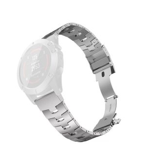 Garmin Fenix 6X 26mm Titanium Alloy Quick Release Watch Band (Silver)