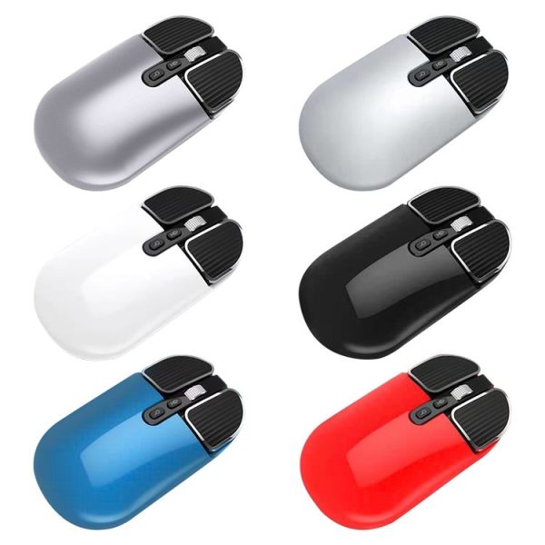 M203 5-buttons AI Intelligent Voice Input Wireless Translation Mouse (Moonlight Silver) - Image 2