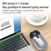 M203 5-buttons AI Intelligent Voice Input Wireless Translation Mouse (Moonlight Silver) - Image 3
