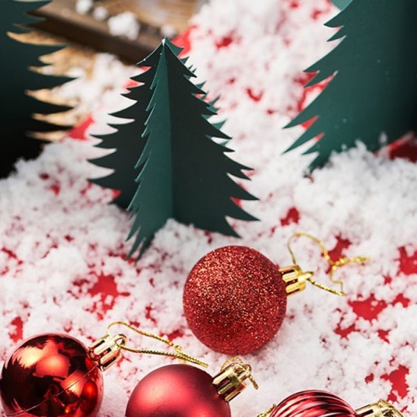Christmas Theme Shooting Props 12 in 1 Pine Tree Paper Cutting Cosmetics Background Photo Photography Props - Image 4