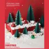 Christmas Theme Shooting Props 12 in 1 Pine Tree Paper Cutting Cosmetics Background Photo Photography Props - Image 5